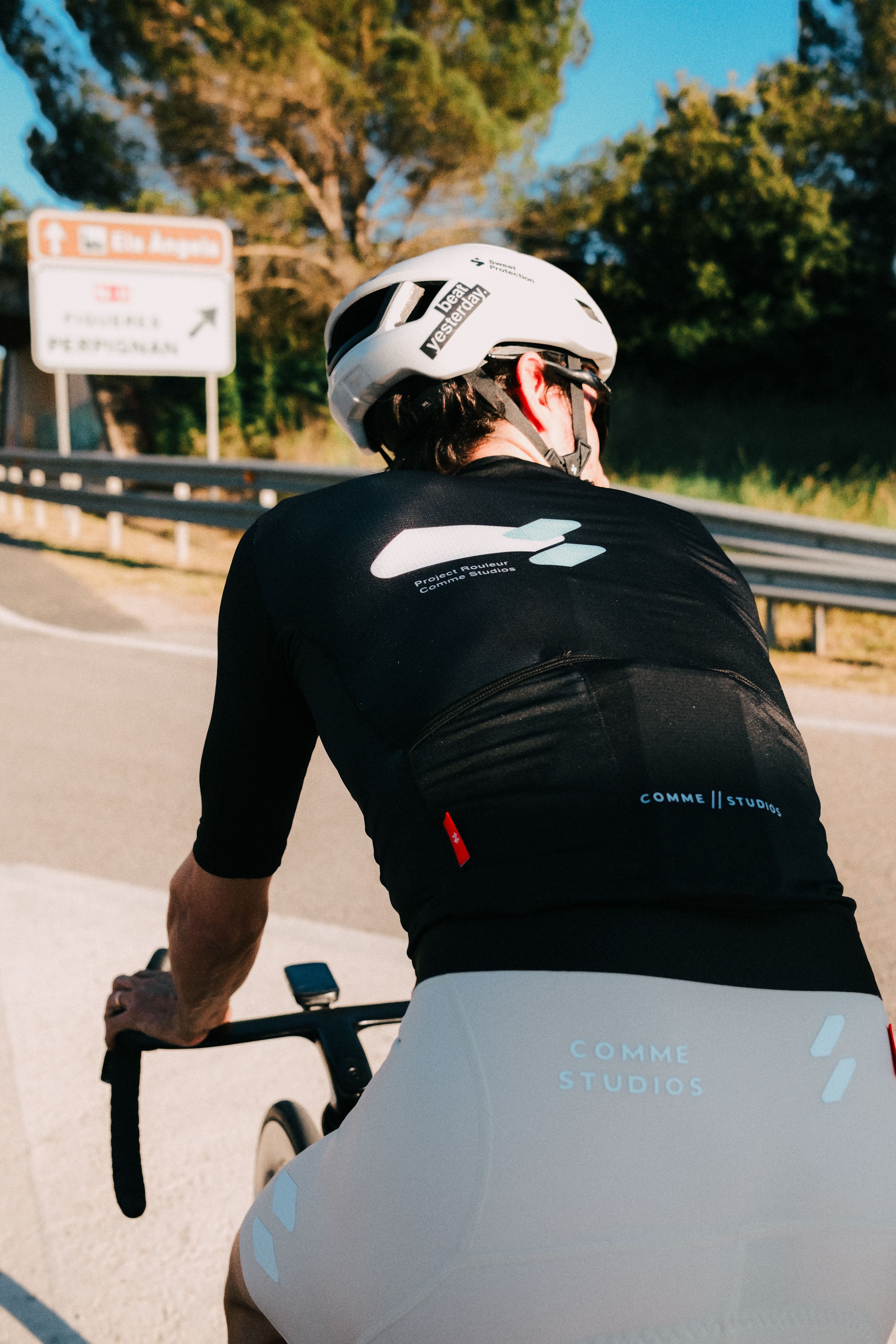 Riding through the Girona landscape